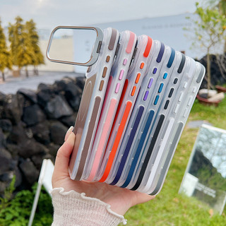 Camera Từ Tính Sang Trọng Giá Đỡ Vô Hình Ốp Lưng Điện Thoại iPhone 17 Pro Max 17 Air 16 Pro Max 15 14 13 12 11 Pro Max Plus Bảo Vệ Ống Kính Sạc Không Dây Vỏ Chống Sốc