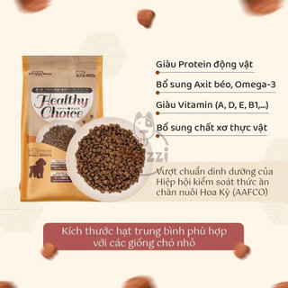 [Bịch 400g] Thức ăn hạt Doggyman Healthy Choice chó