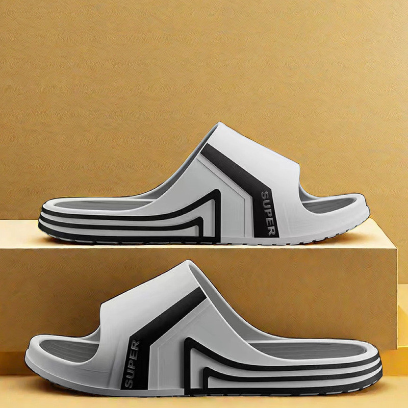 AQ3622 Unisex Trượt PVC Phong Cách Thể Thao Thông Thường Dép Mùa Hè