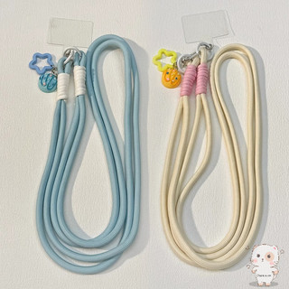 【Chamvn】Dây đeo điện thoại dễ thương hình ngôi sao năm cánh Dopamine dây đeo điện thoại chắc chắn và bền bỉ