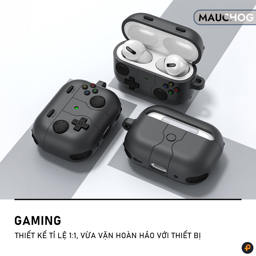 Ốp In Hình Máy Chơi Game Cầm Tay Chống Sốc Kèm Móc Khóa Cho Airpods Pro 3 2 Airpods 4