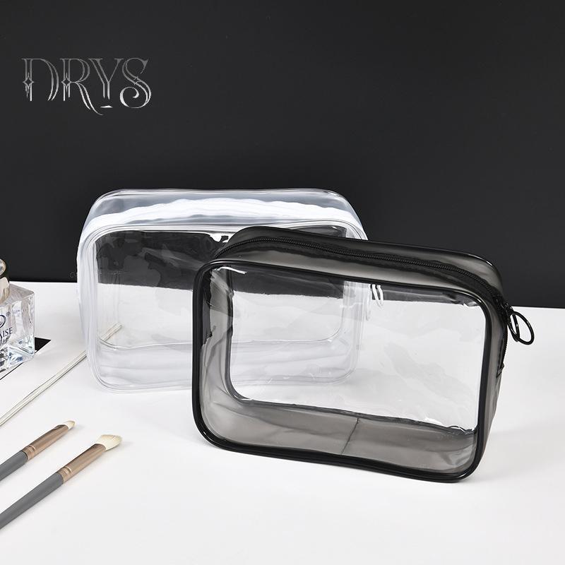 (TFT) Túi Đựng Mỹ Phẩm Trong Suốt PVC Nữ Dây Kéo Trong Suốt Túi Trang Điểm Làm Đẹp Du Lịch Trang Điểm Tổ Chức Bảo Quản Tắm Vệ Sinh Túi Rửa MỚI