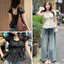 Áo Baby Doll Kiểu A366117 Bo Eo Tay Bồng Pha Ren Xinh Xắn MoLie Fashion