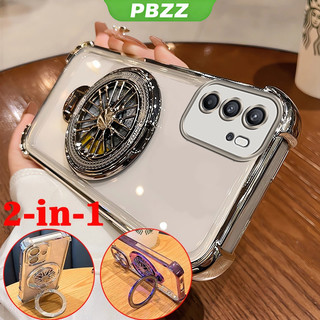 FOR ốp lưng Ốp lưng cho Oppo Reno 6 5G Oppo A16 Oppo Reno 6Z 5G Oppo Reno6 Z 5G Ốp lưng điện thoại Ốp lưng silicon chống sốc thiết kế mới rõ ràng với giá đỡ con quay sáng tạo thẩm mỹ sjtlzj01