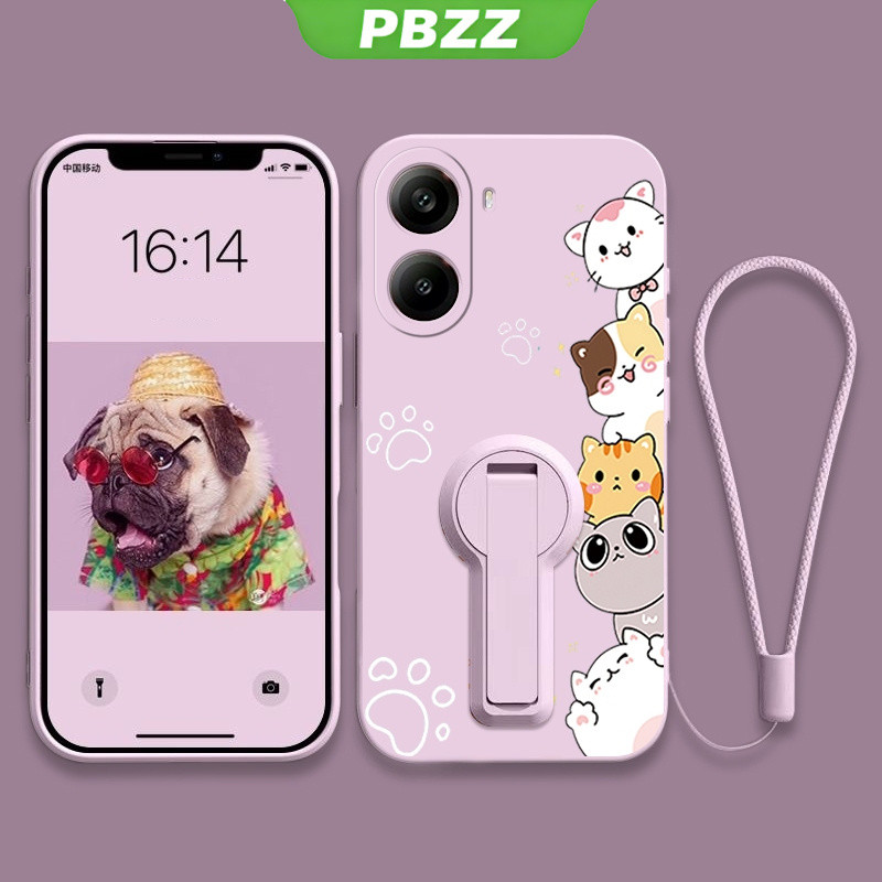 Ốp cho Xiaomi POCO X7 Pro POCO X7 2025 Redmi A5 4G Ốp điện thoại Ốp mềm Ốp silicon lỏng chống sốc thiết kế mới Mèo hoạt hình thẩm mỹ có giá đỡ ytxzdzmm01
