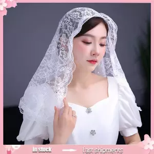 YOI Ren Mantilla Nhà thờ Công giáo Khăn che đầu cho cô dâu