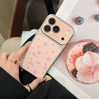 Hoa tươi mùa hè ngay lập tức phóng to cửa sổ cho iPhone 17 Promax ốp điện thoại iPhone 16 gương bảo vệ 15 vụ nổ mới 14