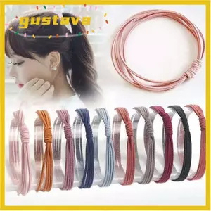 Dây buộc tóc màu ngẫu nhiên GUSTAVA Nữ Cô gái đàn hồi cao