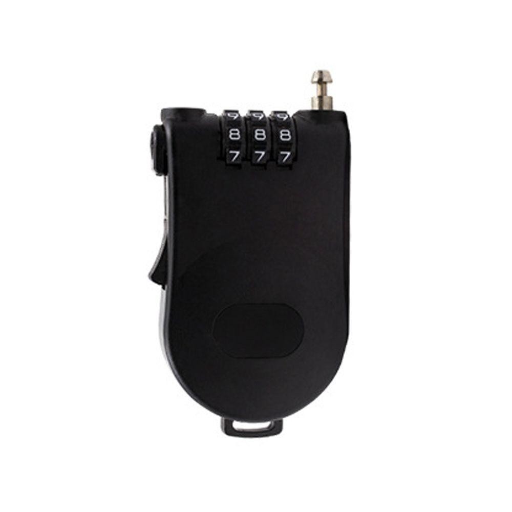 Khóa xe đạp xe máy mã số 3 vòng an toàn chống trộm Khóa mật mã،Khóa cáp thép، 3 mã số ،Khóa vali