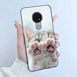Vỏ Cho Nokia 7.2 / Nokia 6.2 Ốp Lưng Thẩm Mỹ Sang Trọng Dễ Thương Thoáng Mát Bé Trai Bé Gái Silicon Mềm Đen Mờ Bảo Vệ Vỏ Điện Thoại