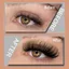 FAVORITEGOODS Lông mi giả, Lông mi giả lông chồn thủ công, Lông mi giả không tàn nhẫn 15mm Wispy Fluffy Messy Volume Lông mi giả nữ