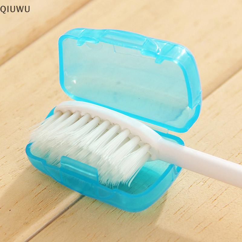 Vỏ bọc đầu bàn chải đánh răng di động QIUWU dành cho du lịch Vỏ nắp bàn chải đánh răng cắm trại Hikin.