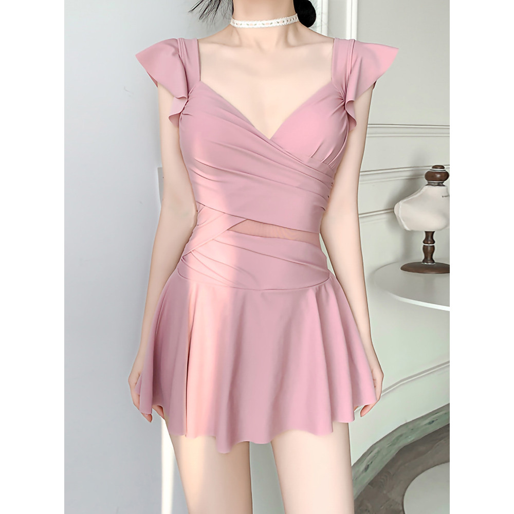 Kích Thước Lớn Đồ Bơi Nữ Một Mảnh Bao Bụng Ôm Hơn Với Vòng Thép Ngực Lớn Tập Hợp Thời Trang Siêu Cổ Tích Nóng Mùa Xuân Bảo Vệ Kỳ Nghỉ S
