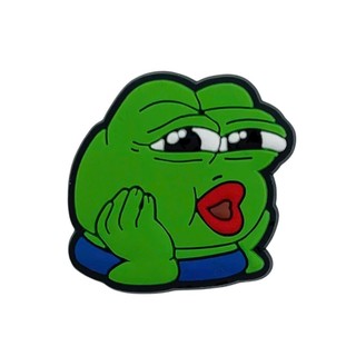 Set Charm Ếch Pepe Meme Mini Cute – Charm 16 Biểu Cảm Ếch Xanh Lầy Lội Hài Hước Gắn Dép Trang Trí siêu cute ngộ nghĩnh