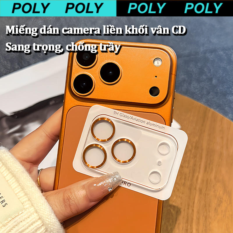kính cường lực Bộ dán bảo vệ camera cho iPhone 18 17 16 15 14 11 12 13 Pro Max PLUS Air 