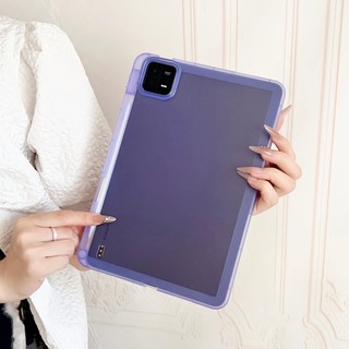 Có Hộp Đựng Bút Chì Cho Xiaomi Pad 8 8 Pro Vỏ 11.2 inch Poco Pad X1 11.2inch 2025 Pad 5 6 7 Pro RedMi SE 11 2023 Vỏ Bảo Vệ Chống Sốc TPU Mềm