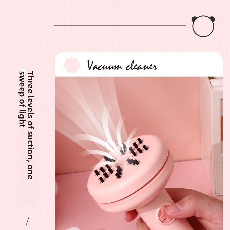 Máy hút bụi để bàn cầm tay Máy hút bụi không dây USB di động Phim hoạt hình Bàn phím để bàn Dụng cụ làm sạch cầm tay Máy hút bụi Mini