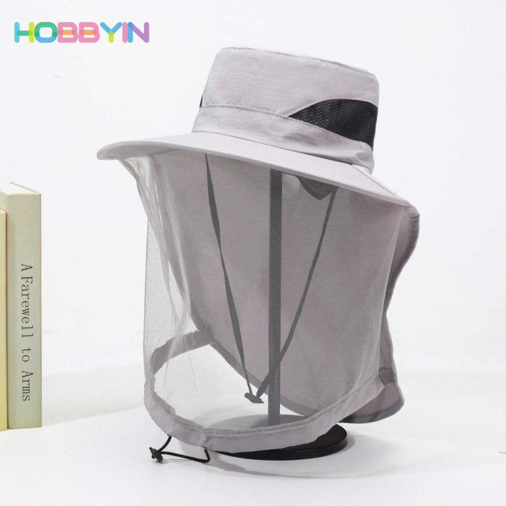 Mũ xô Hobbyin lưới chống côn trùng, phù hợp nam nữ, bảo vệ khỏi nắng và ong