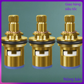 Vòi lõi van đồng Nước nóng lạnh Mở nhanh van tam giác Công tắc máy giặt Lõi van gốm Phụ kiện sửa chữa đầu đồng 【 JYD-ZZ-Z】