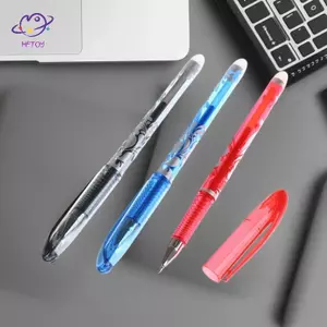 HFTOY 12 Bút Gel Xóa Nhiều Màu Đóng Hộp, Đầu Vừa 0.5mm, Viết Mịn, Thích Hợp Cho Văn Phòng Và Sử Dụng Hàng Ngày ~