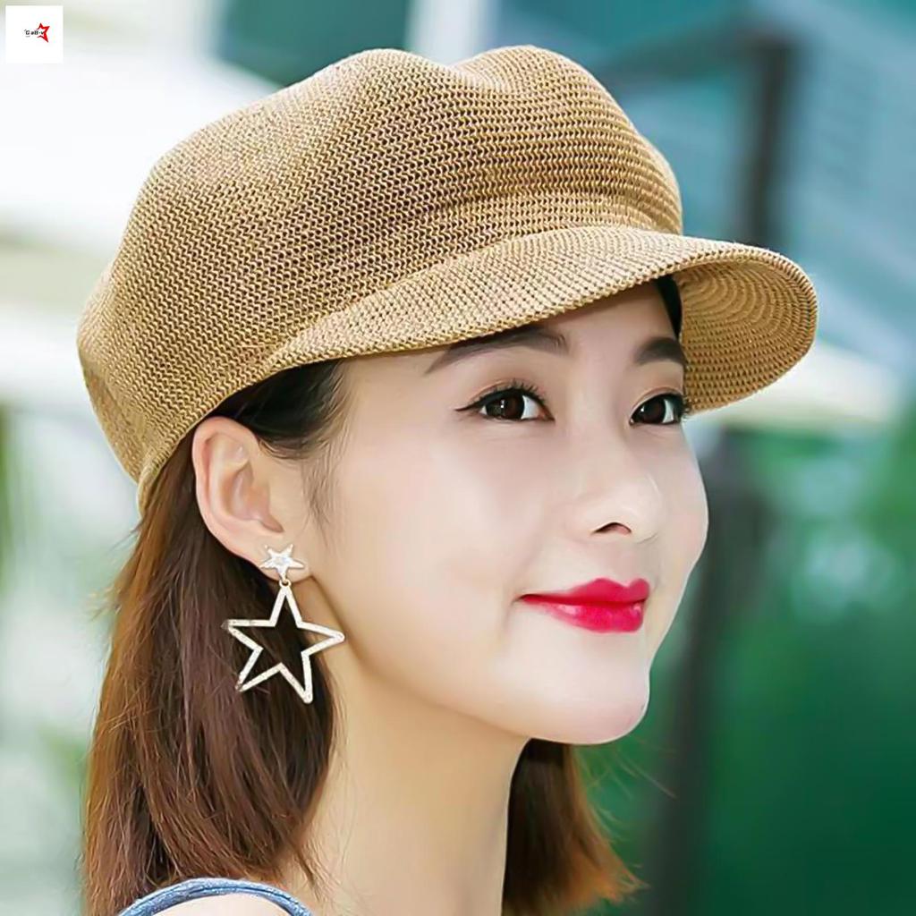 Mũ Nồi Cổ Điển Cho Nữ Và Bé Gái - Thiết Kế Lưới Thoáng Khí, Màu Trơn - Quà Tặng Lý Tưởng