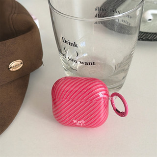 Sọc nâu + dây da cho Airpods4 Airpod 1 / 2 3 Pro Pro2 pro3