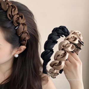 Dây vương miện tóc cao chống trơn trượt, phụ kiện thời trang cho nữ