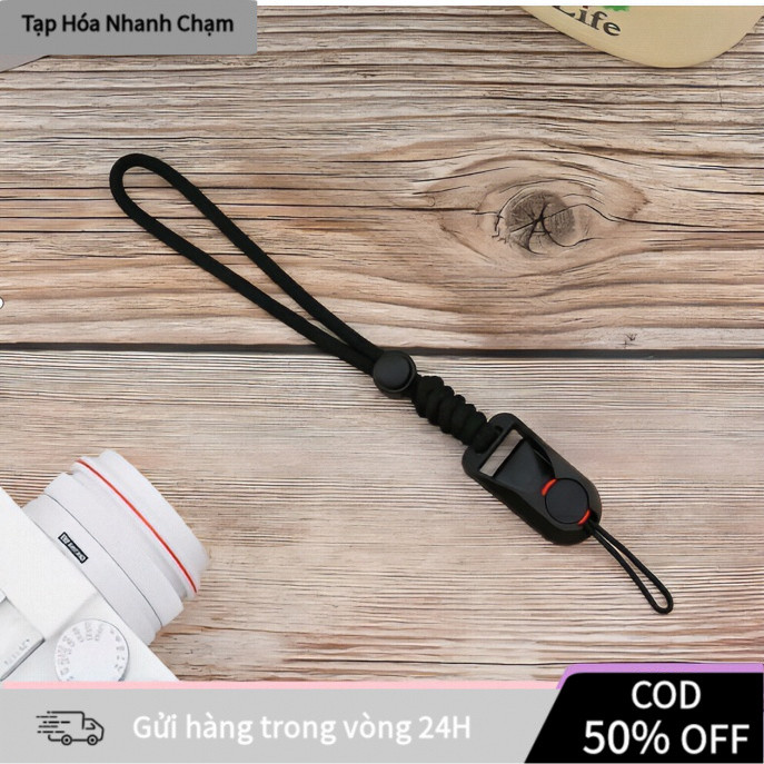 【COD】Dây đeo cổ tay máy ảnh dệt tay chống rơi bằng sợi dù chắc chắn, lý tưởng cho nhiếp ảnh gia đường phố.
