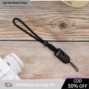 【COD】Dây đeo cổ tay máy ảnh dệt tay chống rơi bằng sợi dù chắc chắn, lý tưởng cho nhiếp ảnh gia đường phố.