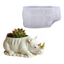 SA Rhinoceros Khuôn Silicon Cho Cốc Handmade Lọ Hoa Làm Sô Cô La