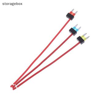[Hộp lưu trữ] 1 Giá đỡ cầu chì ô tô Bộ chuyển đổi TAP ATM mini Lưỡi dao APM MINI Thiết bị an toàn đơn giản 12V 10A 15A 20A Đẹp