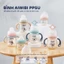 Bình Sữa Cao Cấp Aiwibi Cho Bé, PPSU Chịu Nhiệt Van Khí Chống Sặc Giảm Đầy Hơi - 120ml