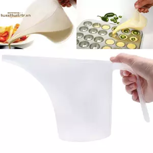 TRTR 1000ML Đầu Miệng Nhựa Đo Cốc Tốt Nghiệp Nấu Ăn Nhà Bếp Dụng Cụ Làm Bánh VN