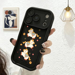 Chúc may mắn Làm giàu Ốp điện thoại cho iPhone 17 / 16 / 15 Pro Max / 14 / 13 / 12 / 11 / Mini 7 / 8 Plus Xs X Vỏ bảo vệ hình thang bằng silicon mềm chống sốc