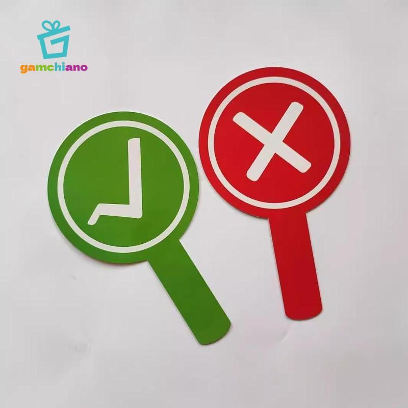 Gamchiano Lớp Học Thật Giả Dấu Hiệu Mái Chèo Chất Liệu Cảm Thấy Giáo Dục Bỏ Phiếu Bảng Trả Lời Cho Trẻ Em Giáo Viên Nhóm Hoạt Động