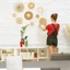 Wicker Boho Trang Trí Tường, Cỏ Biển Mây 9 Gói Bộ Giỏ Treo Tường Boho, Treo Tường Giỏ Treo Trang Trí