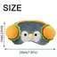 WEETW Furry Penguin Eye Shade, Mặt nạ mắt ngủ hình chim cánh cụt co giãn, Mặc thoải mái Phim hoạt hình Kawaii Mặt nạ mắt sang trọng mềm mại Đồ ngủ tại nhà