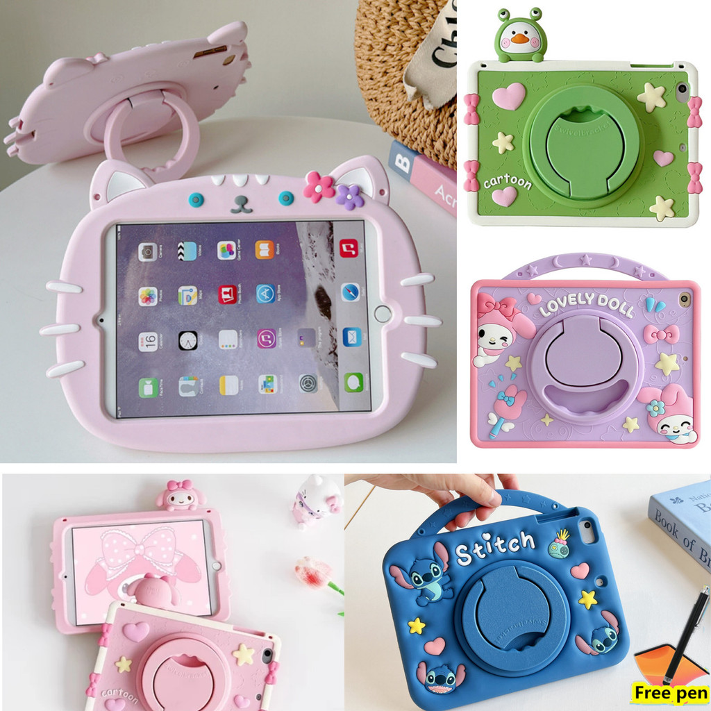 Ốp Lưng Cho Xiaomi Pad 8 / 8 Pro 2025 11.2 Inch 2025 Poco Pad X1 11.2 Inch Pad 7 Pro 7 11.2 "Cho Redmi Pad 2 11" Vỏ Máy Tính Bảng Thân Thiện Với Trẻ Em Mềm Mại Cầm Tay Hoạt Hình Vỏ Bọc