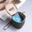 Ví đựng tiền xu Mini có cổ tay - Hộp đựng đồ trang sức bằng da để đựng tai nghe son môi