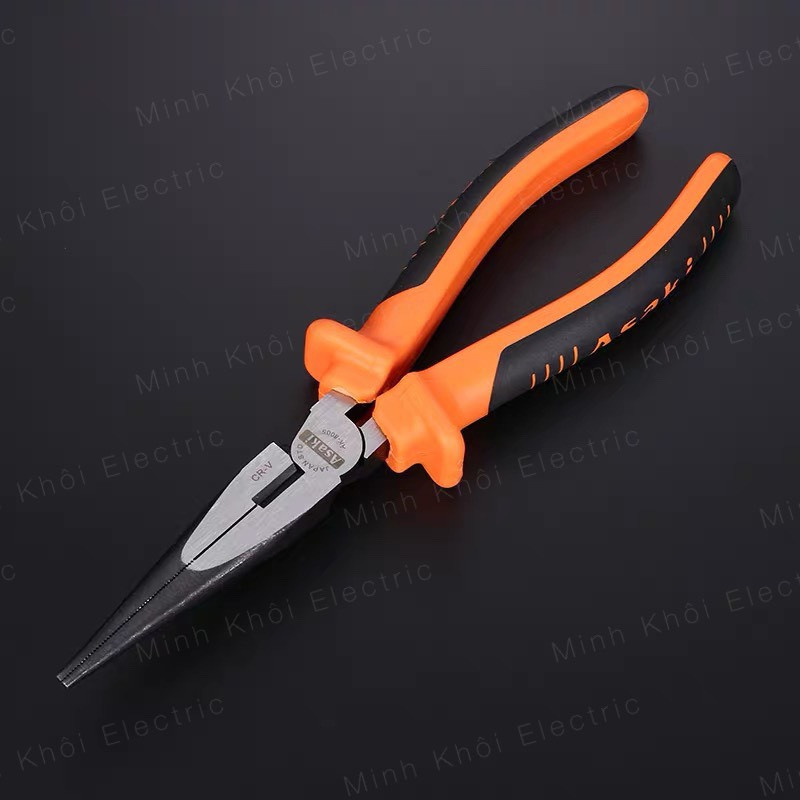 Kìm nhọn Asaki AK-8105, AK-8107, kềm nhọn 6 inch, 8 inch, kìm cắt