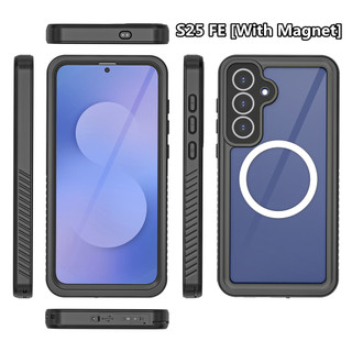 Ốp điện thoại chống sốc chống nước thể thao ngoài trời mùa hè dưới nước IP68 cho Samsung Galaxy S26 Edge S25 FE S24 S23 S22 Ultra Plus 360 Vỏ bảo vệ toàn thân
