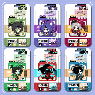 The Freak Circus Card Cover Anime Móc Khóa Pierrot Harlequin Nam Móc Chìa Khóa Cho Nữ Hoạt Hình Hình Acrylic Móc Khóa Mặt Dây Chuyền Quà Tặng