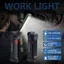 Đèn pin ESSENCEH, có đèn làm việc LED COB nam châm & móc, đèn pha có thể sạc lại chuyên nghiệp Đèn pha cầm tay chống nước Đèn pha làm việc ban đêm ngoài trời
