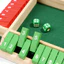 Trò Chơi Xúc Xắc Lật Thẻ Bằng Gỗ, học số, phát triển tư duy logic , domino gỗ，Cho Người Lớn Và Trẻ Em