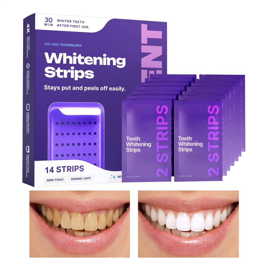 Dải Làm Sáng Nhạy Cảm Loại Bỏ Vết Bẩn Làm Sáng Corrector 14 Miếng Hiệu Chỉnh Màu Sắc Tự Nhiên Dải Răng Cho Nhà Hàng Ngày ewoekvn