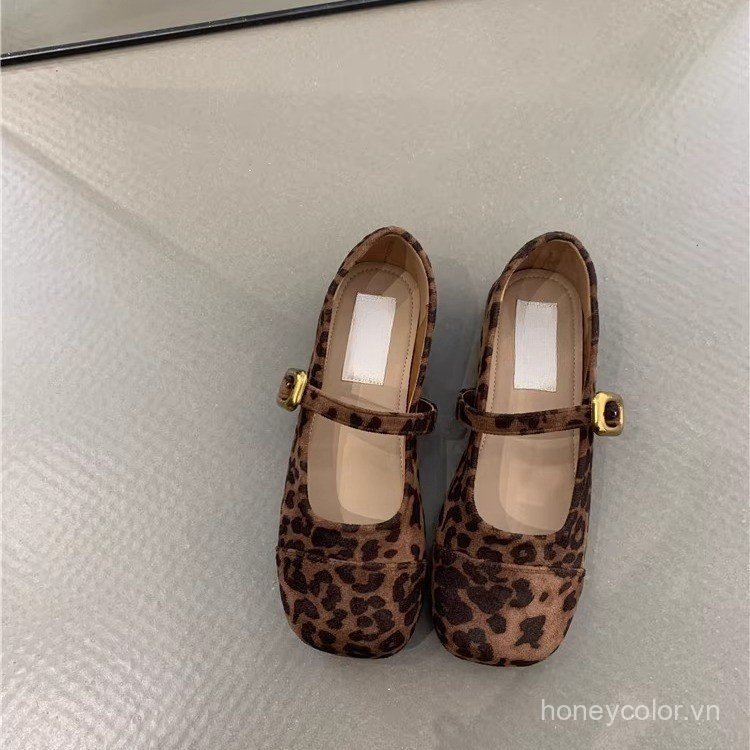 Nhẹ Nhàng Cổ Tích Phong Cách Mary Jane Giày Mùa Thu 2026 Pháp Thanh Lịch Phù Hợp Với Đầm Nông Miệng Dây Đeo Đơn Giày