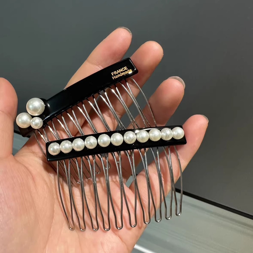 Lược Tóc Ngọc Trai Hàn Quốc Kẹp Tóc Nữ
