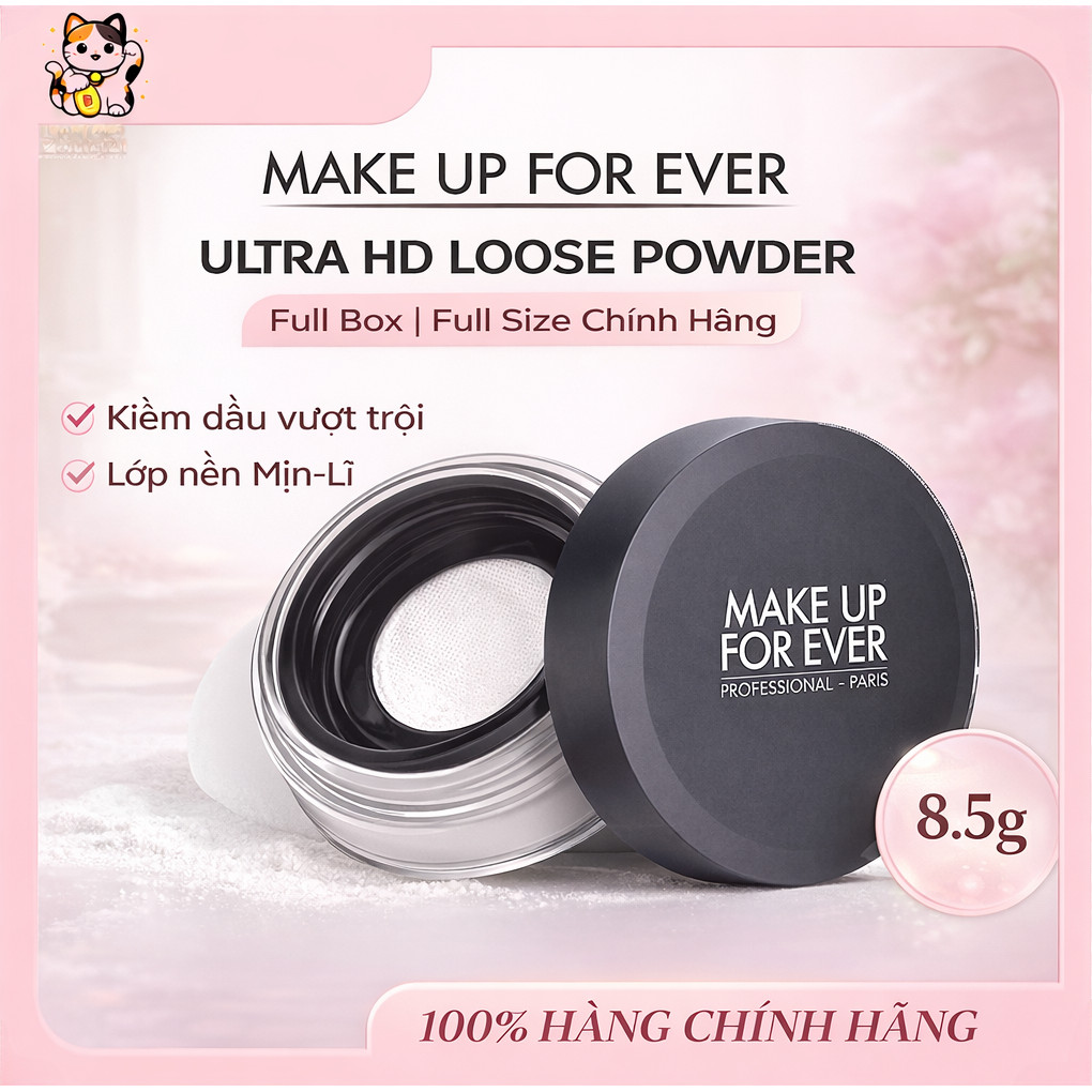 Phấn phủ bột Make Up For Ever MUFE HD Skin Perfecting Loose Powder 8.5g Fullbox/Fullsize Chính Hãng