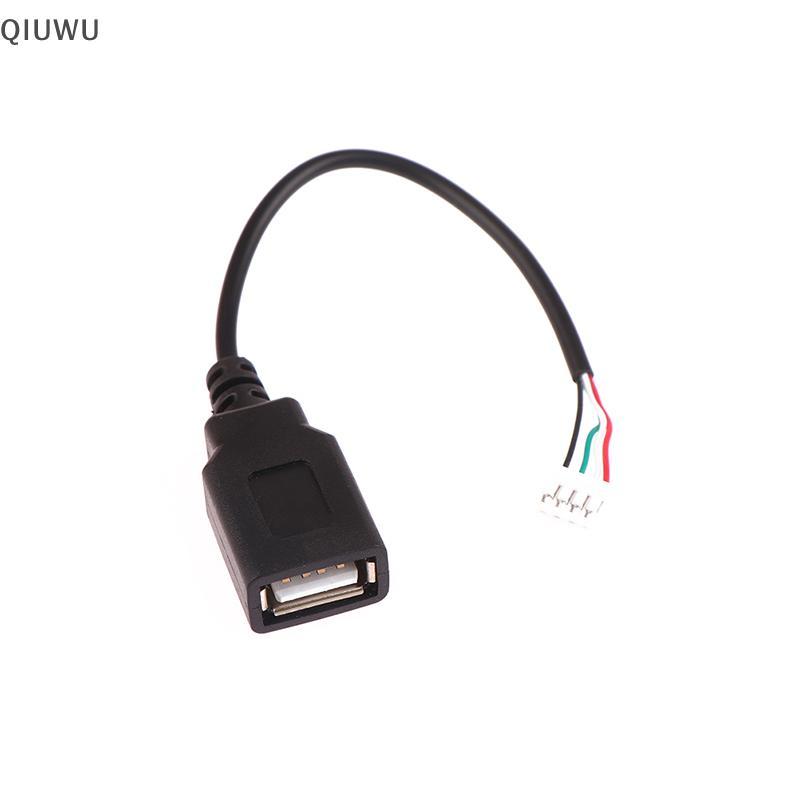 QIUWU 1 Cáp USB Sang 4P 4P MX1.25 Dữ Liệu Đầu Cuối Nữ Sang USB 2.0 Cáp Nữ / Nam Cáp Dữ Liệu USB Sang 4 Pin.