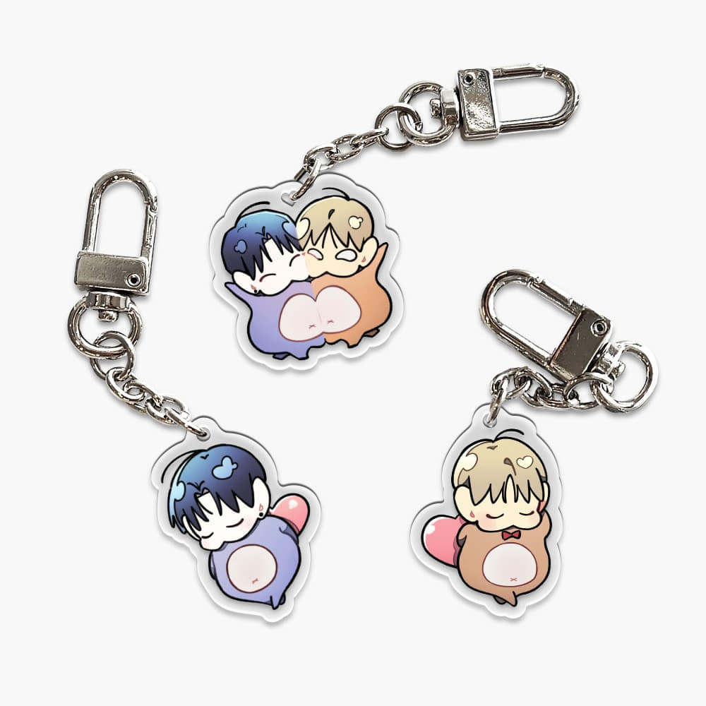 One-Room TA Collection Anime Keychain Women Anime Acrylic Key Chain Man Funny Key Ring for Gift